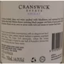 Shiraz, Cranswick Estate 2015
