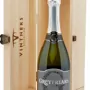 British Sparkling Wine In Wood Box