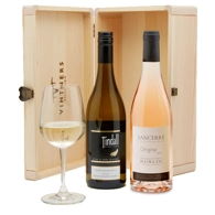 Sommelier Contemporary Mixed Duo in Wood Box