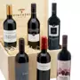 Wine Lovers Classic Red Six Bottle in Wood Box